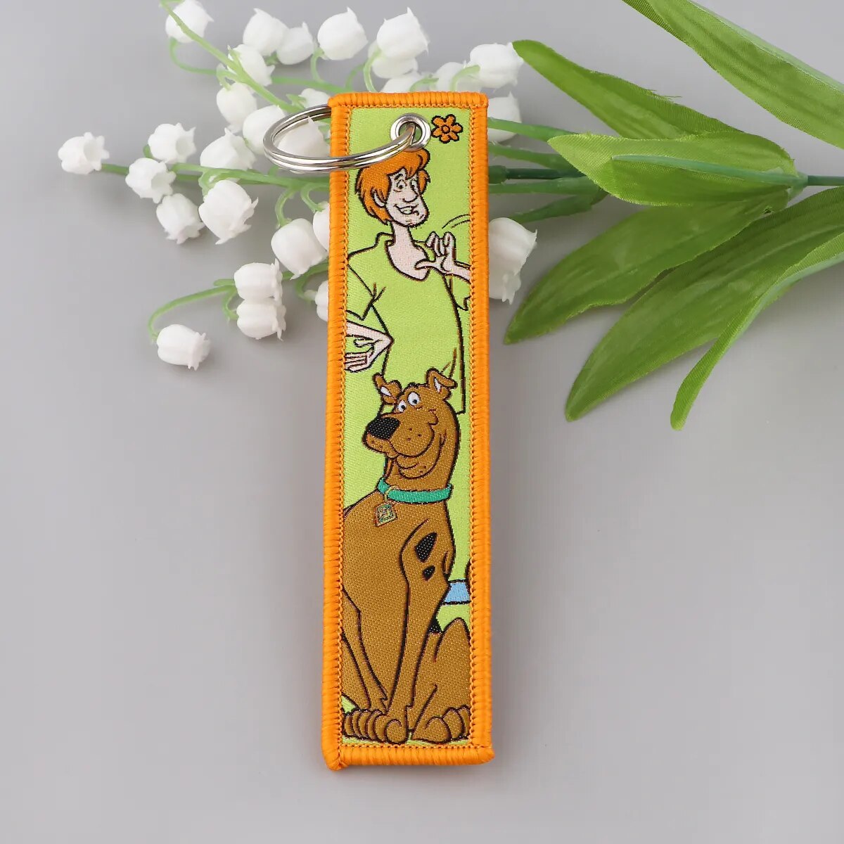 Scooby-Doo Embroidered Keychain