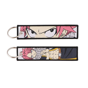 Fairy Tail 'Natsu Dragneel' Embroidered Keychain