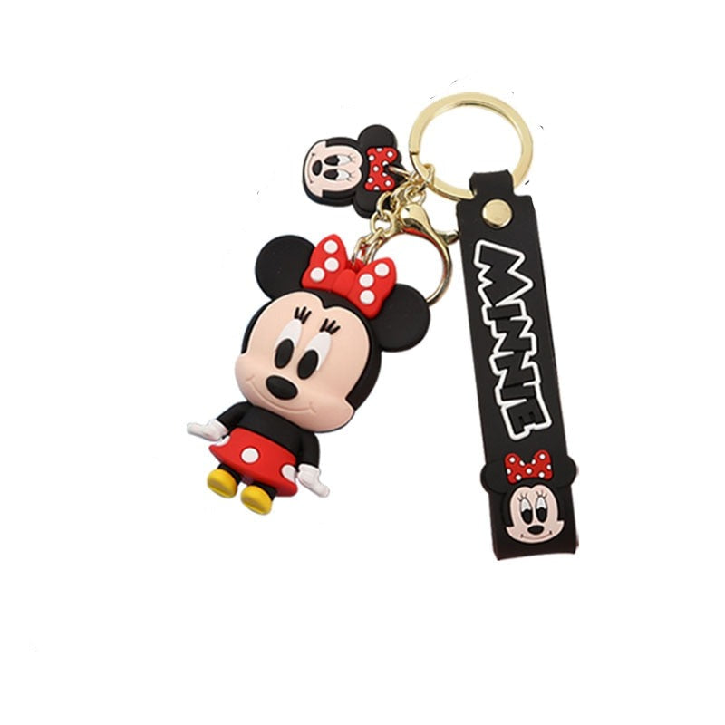 Mickey Mouse 'Minnie Mouse' Keyring PVC Keychain