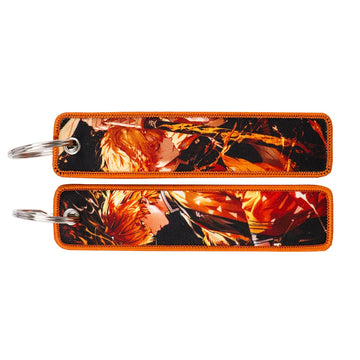 Demon Slayer ’Zenitsu' Embroidered Keyr' eychain