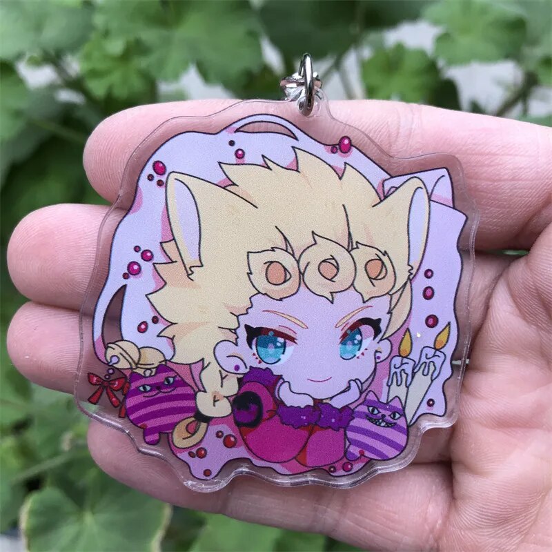 JoJo's Bizarre Adventure 'Giorno Giovanna | Chibi' Keyring Acrylic Keychain