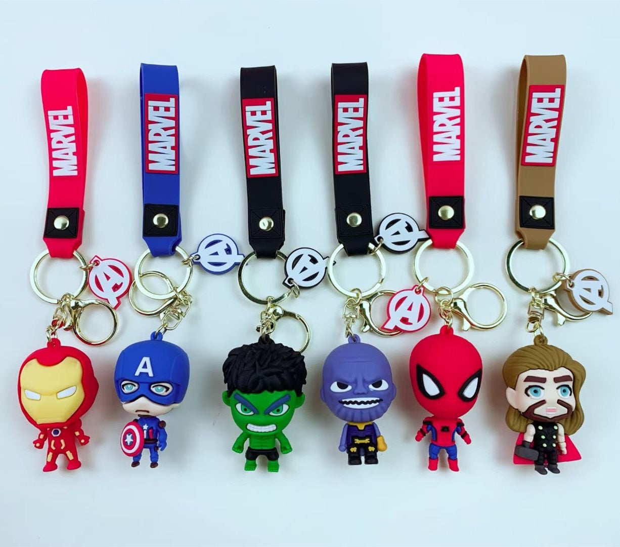 Superhero 'Spiderman Chibi' Keyring Keychain
