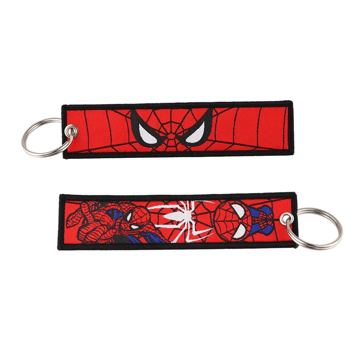 Spider-Man Embroidered Keychain