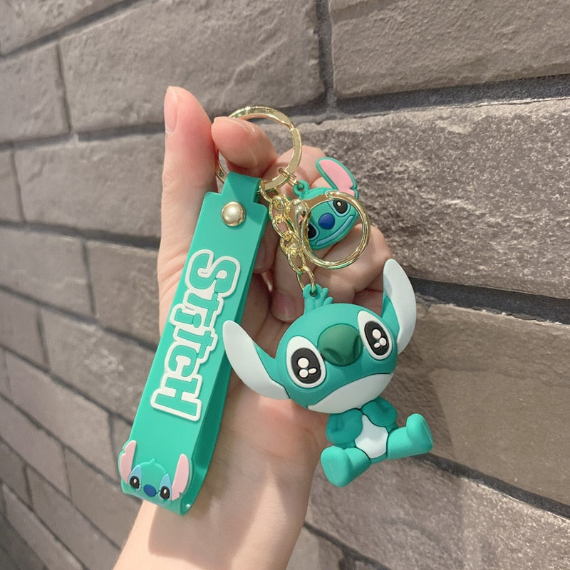 Lilo & Stitch 'Blue-Green | Stitch' Keyring Silicone Keychain