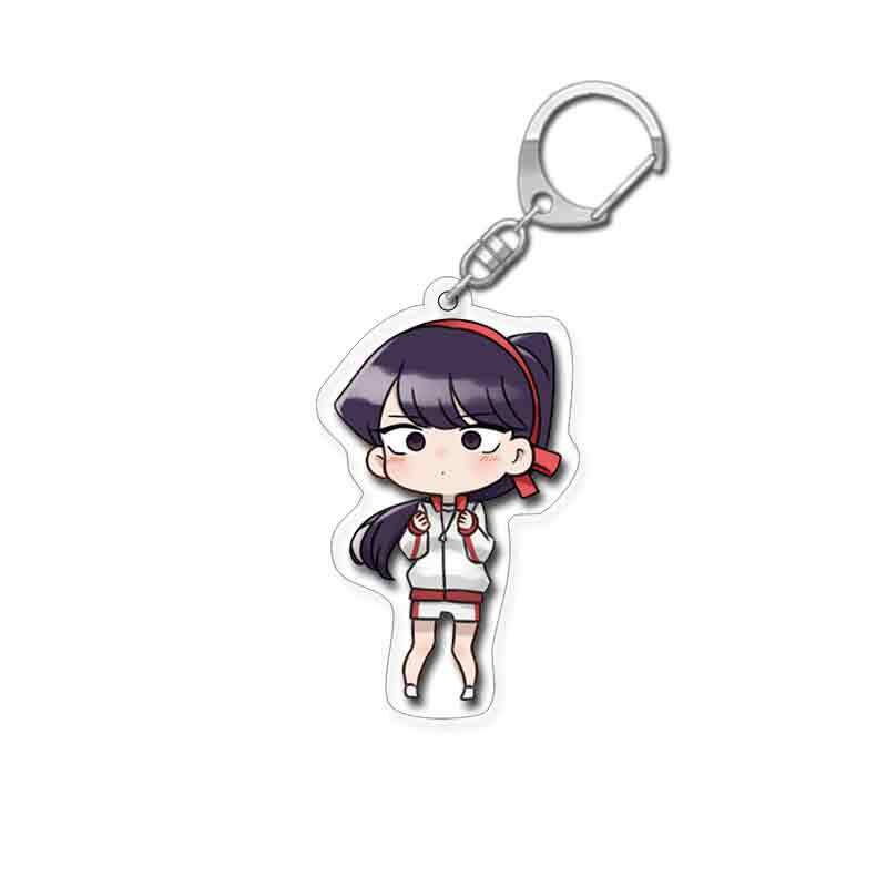 Komi Can't Communicate 'Komi San | Tailed Hair ' Keyring Acrylic Keychain