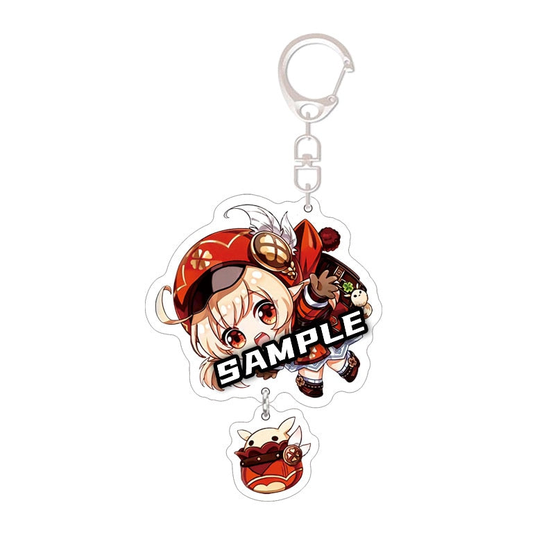 Genshin Impact 'Yoimiya' Keyring Acrylic Keychain