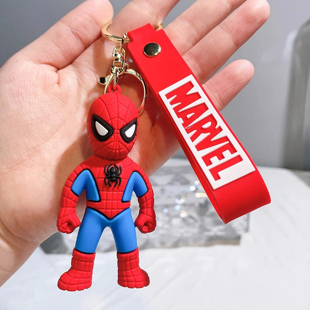 'Spider-Man' Keyring Rubber Keychain