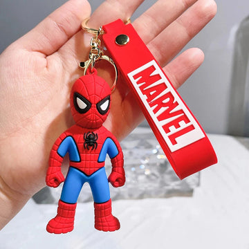 'Spider-Man' Keyring Rubber Keychain