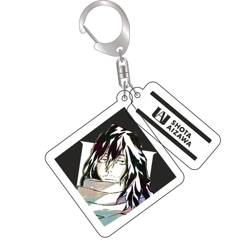 My Hero Academia 'Shota Aizawa | Black' Keyring Plastic Keychain