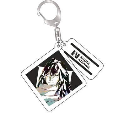 My Hero Academia 'Shota Aizawa | Black' Keyring Plastic Keychain