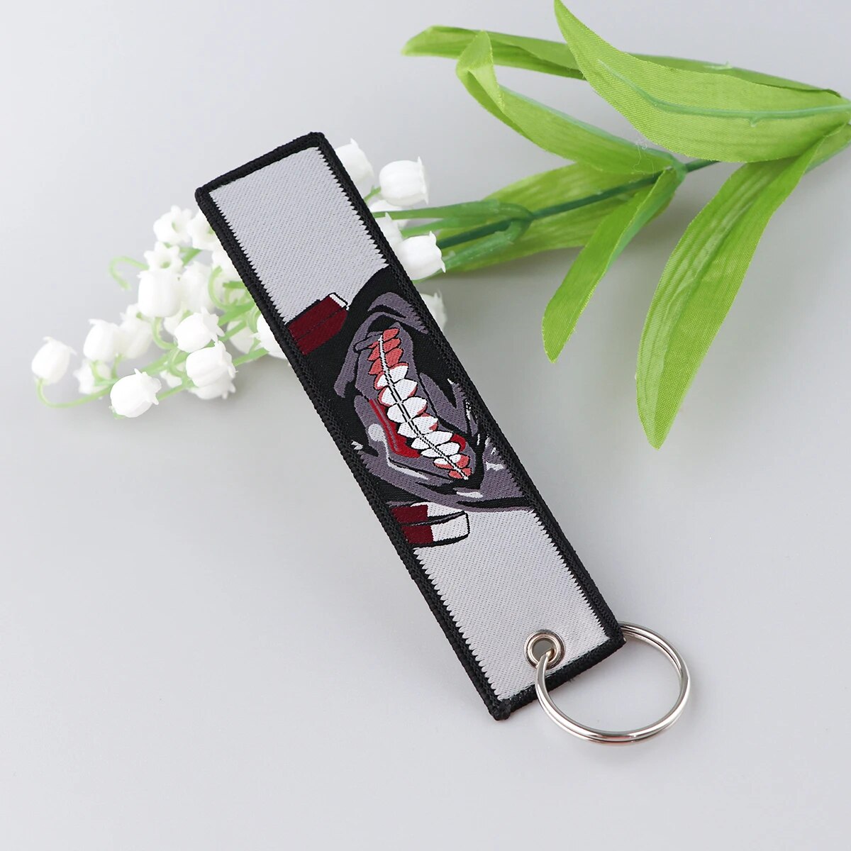 Tokyo Ghoul 'Ken Kaneki' Embroidered Keychain