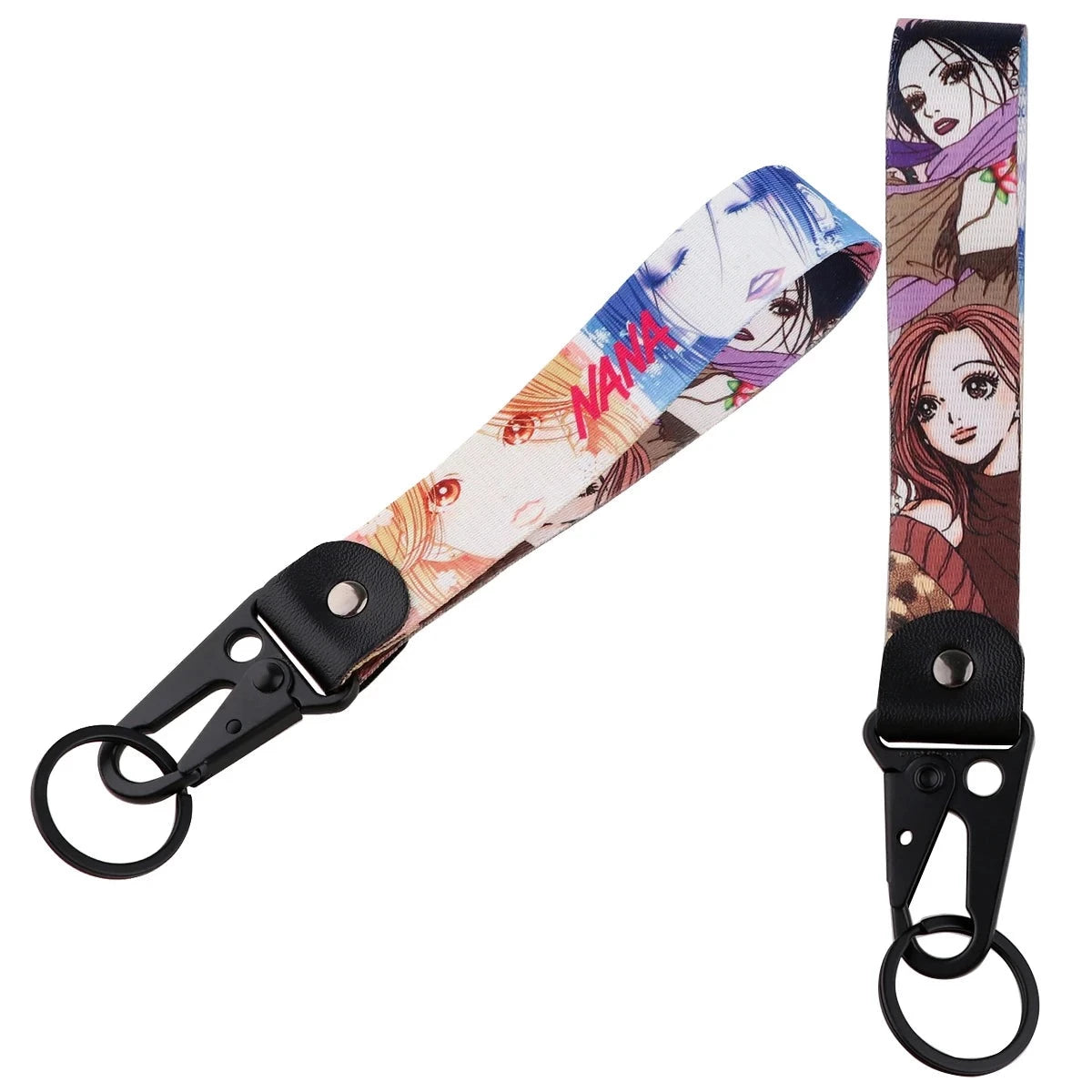 NANA 'Komatsu & Osaki' Wrist Lanyard Keychain with Keyring Clip