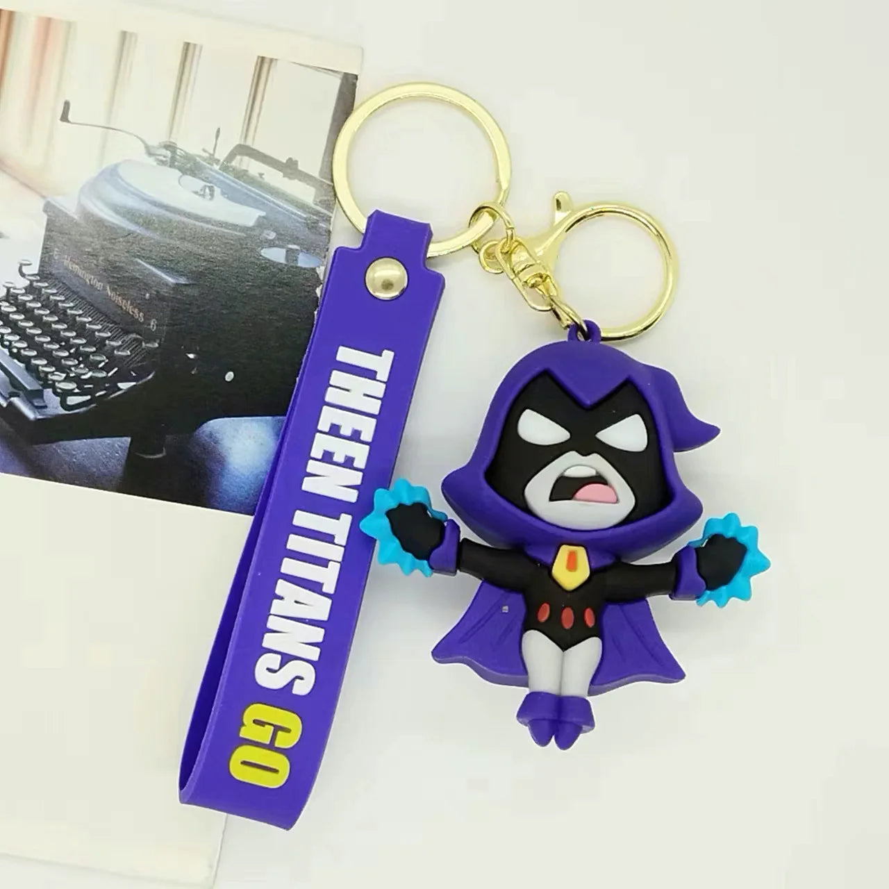 Teen Titans Go 'Raven' Keyring Silicone Keychain