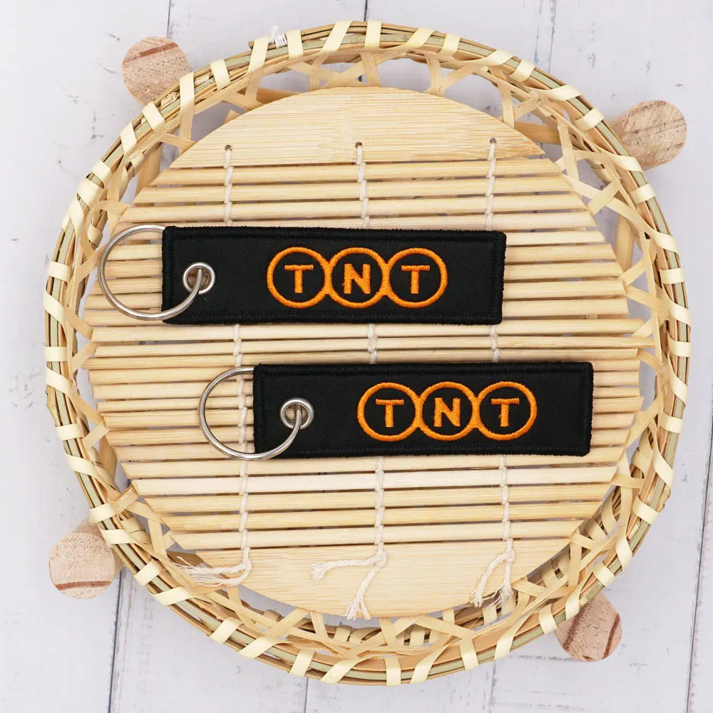 'TNT Express' Embroidered Keychain