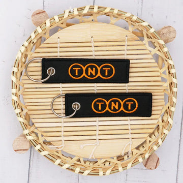 'TNT Express' Embroidered Keychain
