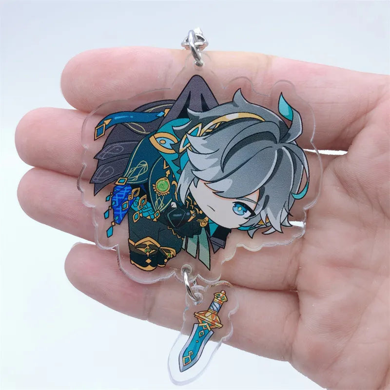 Genshin Impact 'Alhaitham' Keyring Acrylic Keychain
