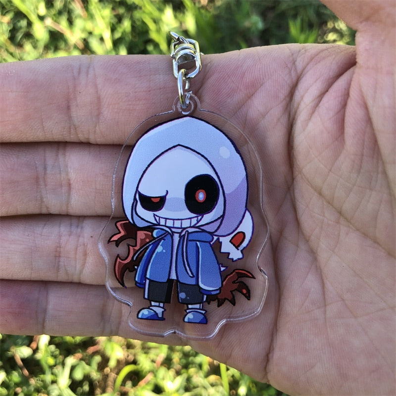 Undertale 'Dust Sans' Keyring Acrylic Keychain