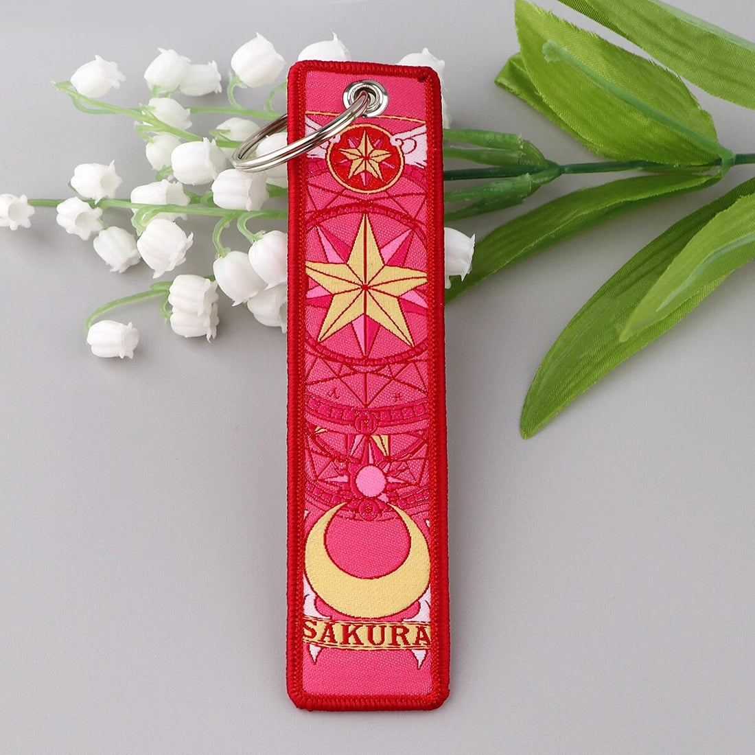 Cardcaptor Sakura Embroidered Keychain