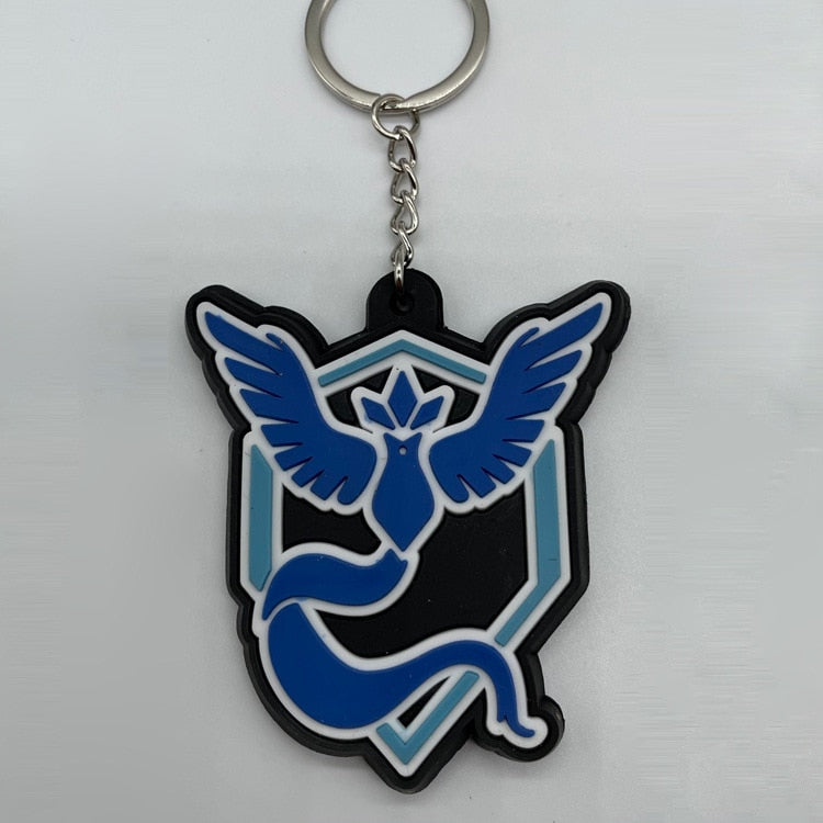 Pokemon 'Articuno Badge' Keyring Rubber Keychain