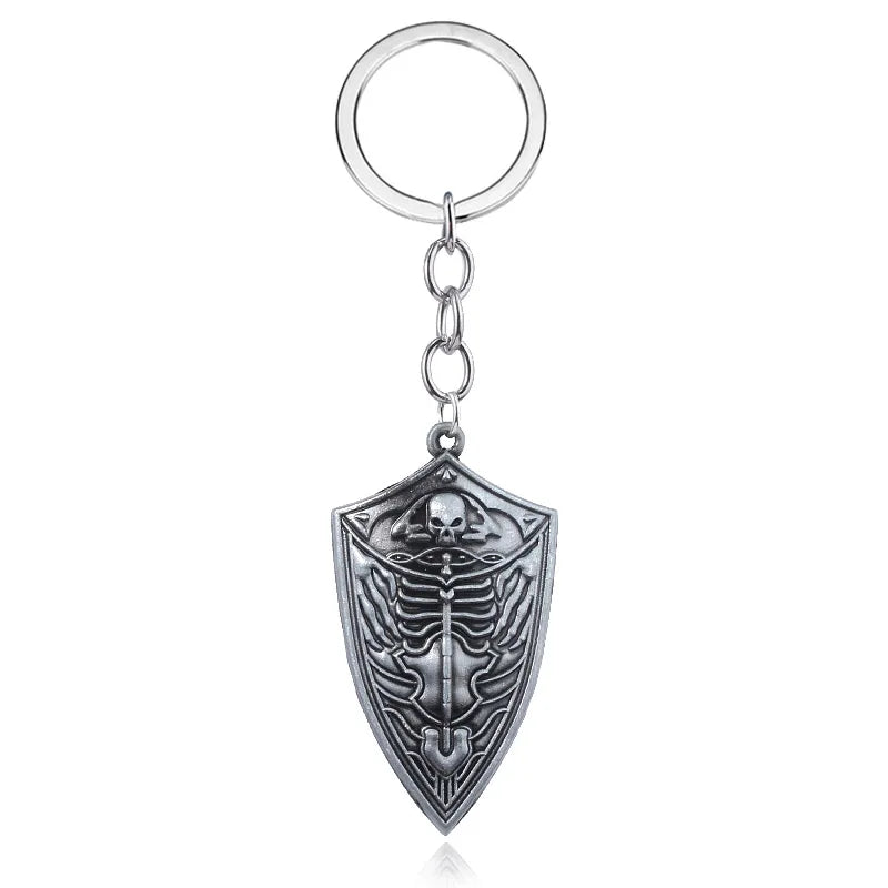 Dark Souls 'Blood Shield' Keyring Metal Keychain