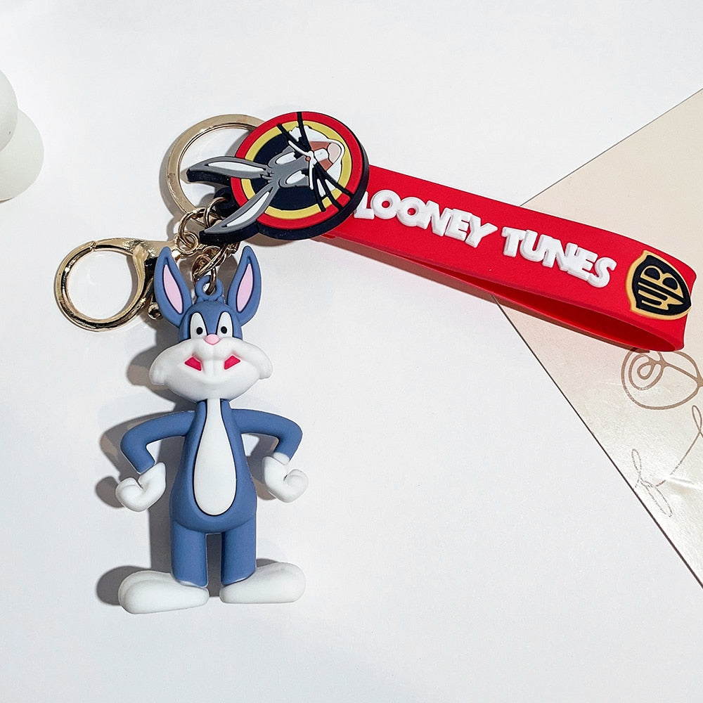Looney Tunes 'Bugs Bunny' Keyring Silicone Keychain