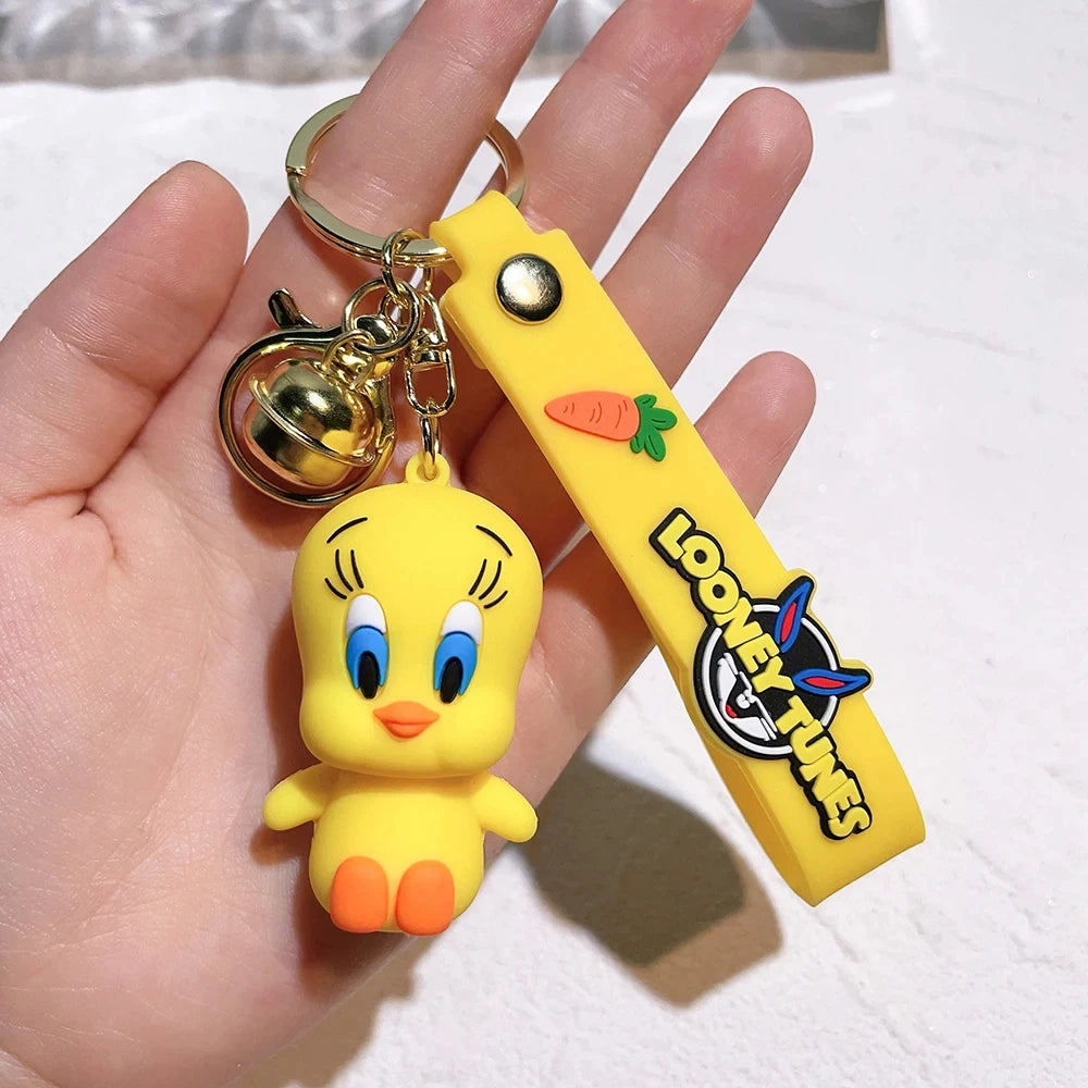 Looney Tunes 'Tweety Bird' Keyring Rubber Keychain