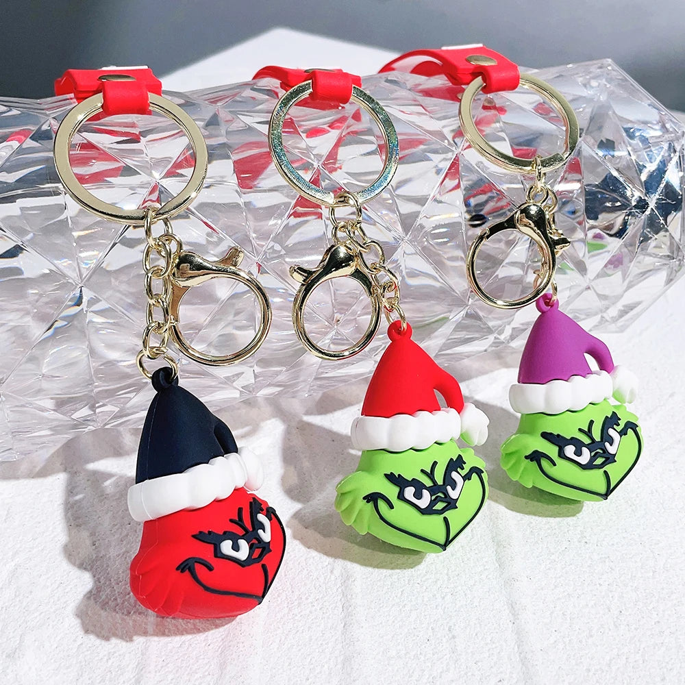 How the Grinch Stole Christmas 'Red Hat' Keyring PVC Keychain