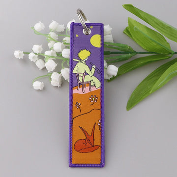 The Little Prince Embroidered Keychain