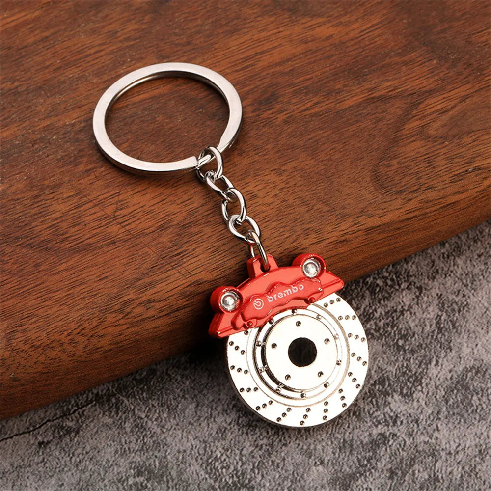 Car 'Break Disc Hub Metal' Keyring Metal Keychain