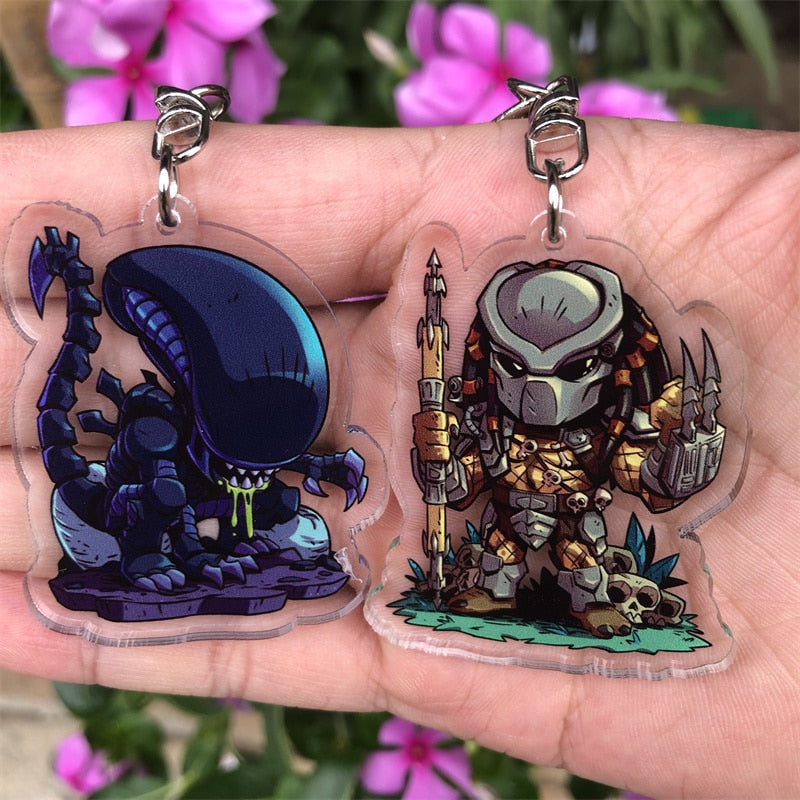 Alien Vs Predator 'Predator' Keyring Acrylic Keychain