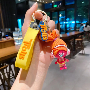 Trolls 'DJ Suki' Keyring Silicone Keychain