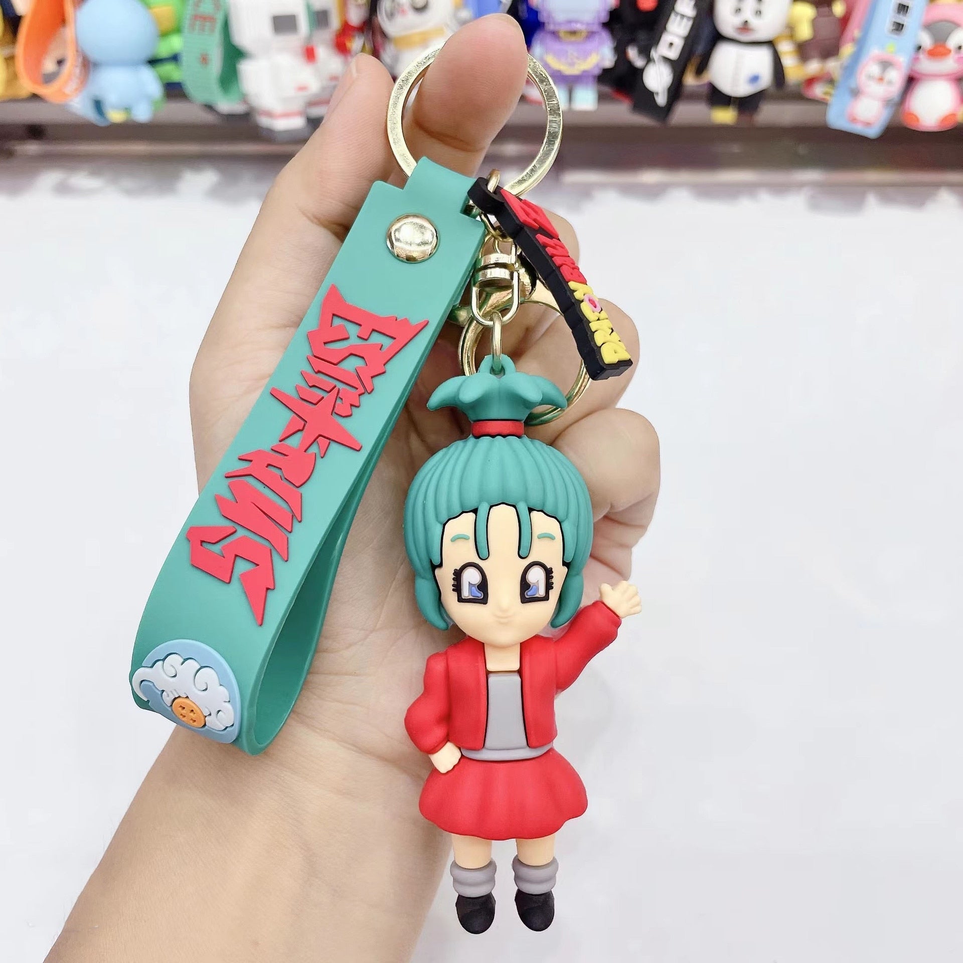 Dragon Ball Z 'Beautiful Bulma' Keyring Rubber Keychain