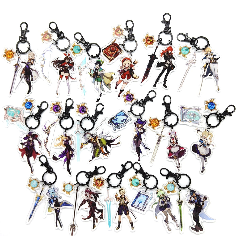 Genshin Impact Eye of God Weapon 'Sangonomiya Kokomi' Keyring Acrylic Keychain
