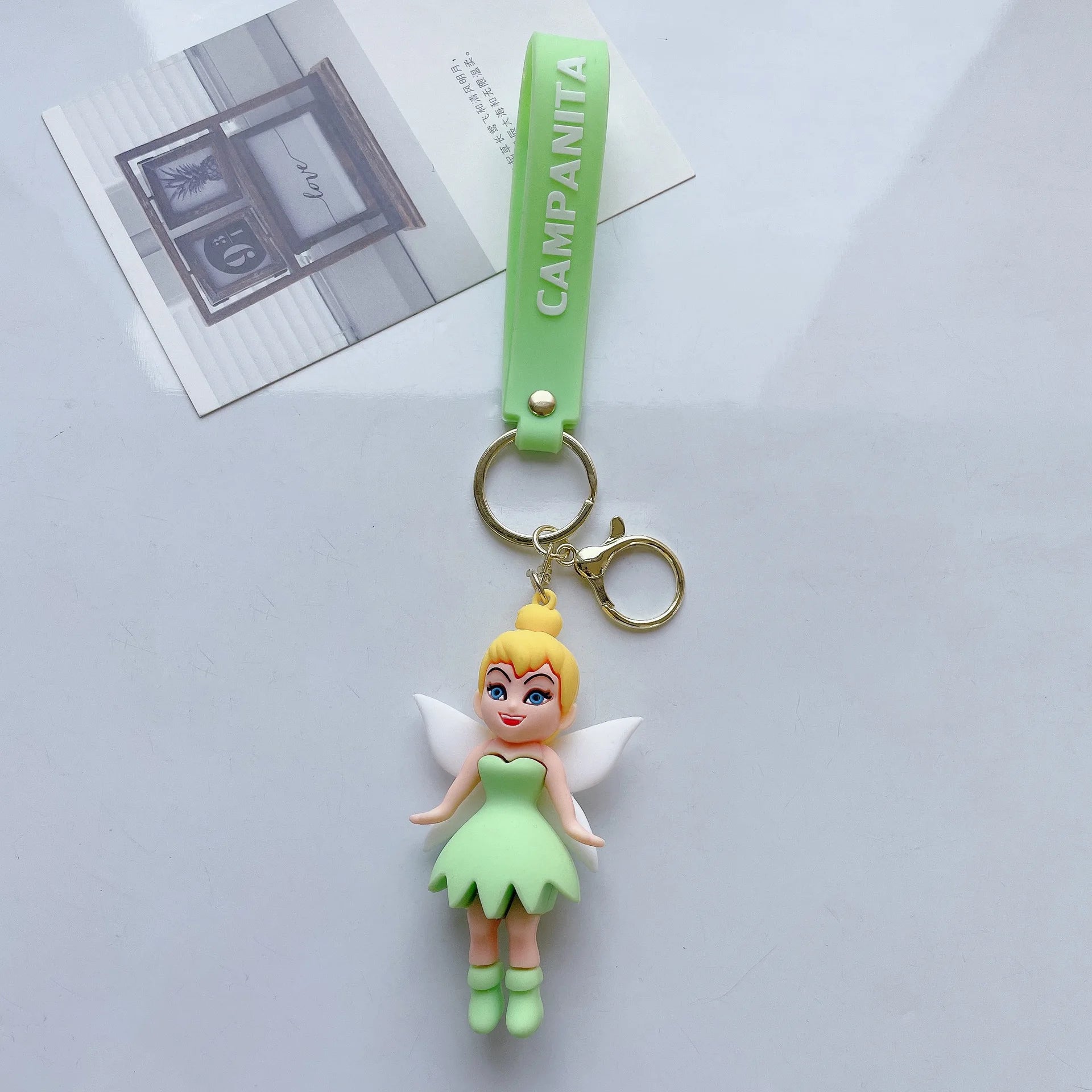 Peter Pan 'Tinker Bell' Keyring Silicone Keychain