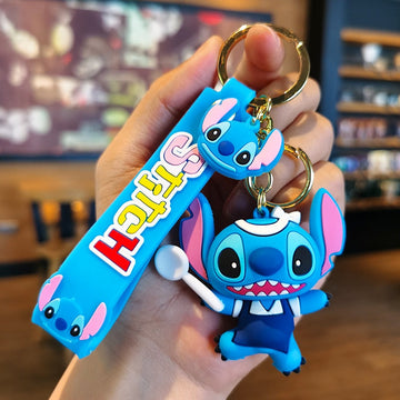 Lilo & Stitch 'Stitch | Chef' Keyring Silicone Keychain