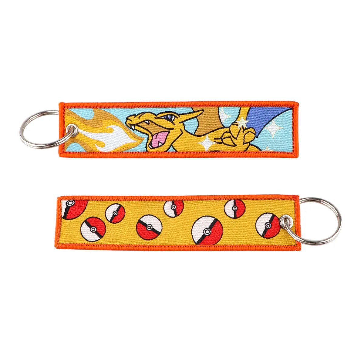 Pokemon 'Charizard | Pokeball' Embroidered Keychain