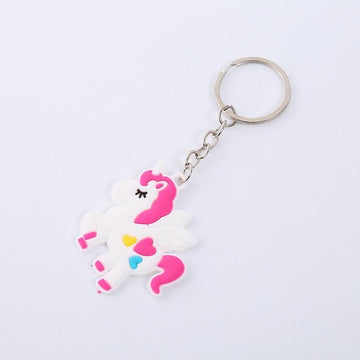 Cartoons 'Unicorn' Keyring Silicone Keychain