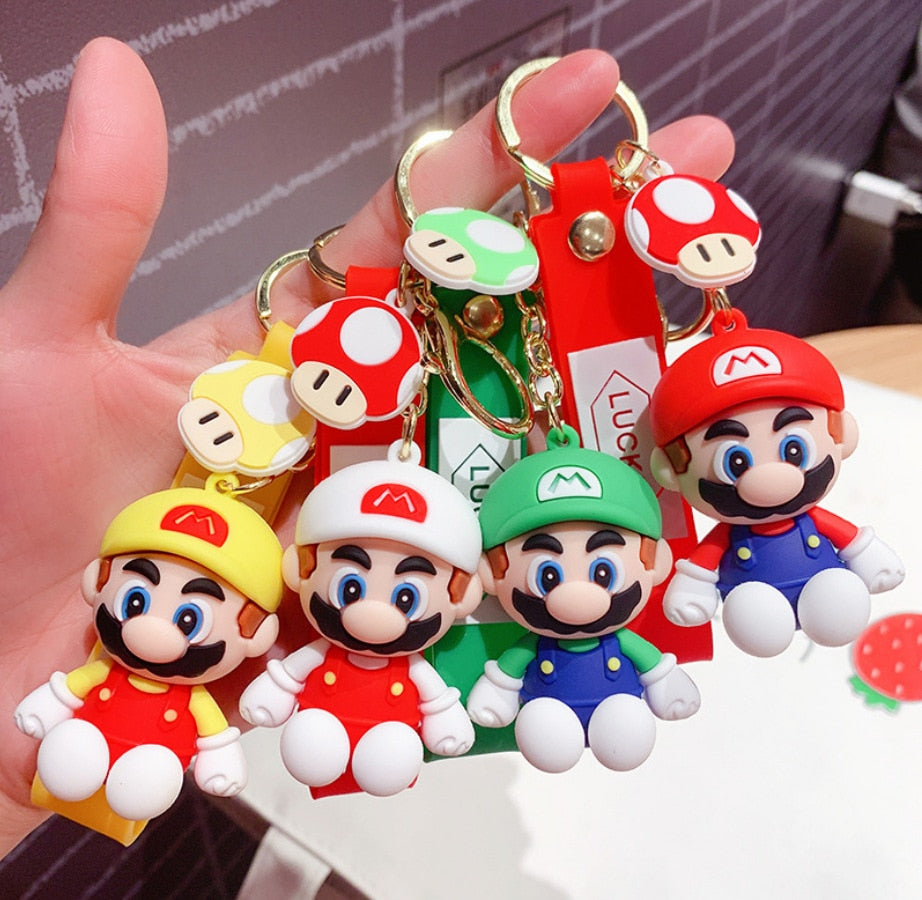 Super Mario 'Mario | Yellow' Keyring Puppet Keychain