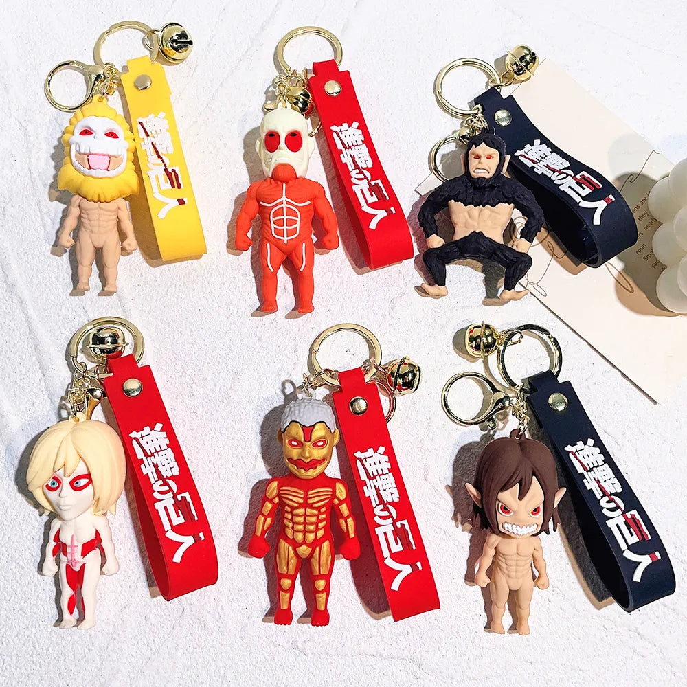 Attack on Titan 'Colossal Titan' Keyring Silicone Keychain