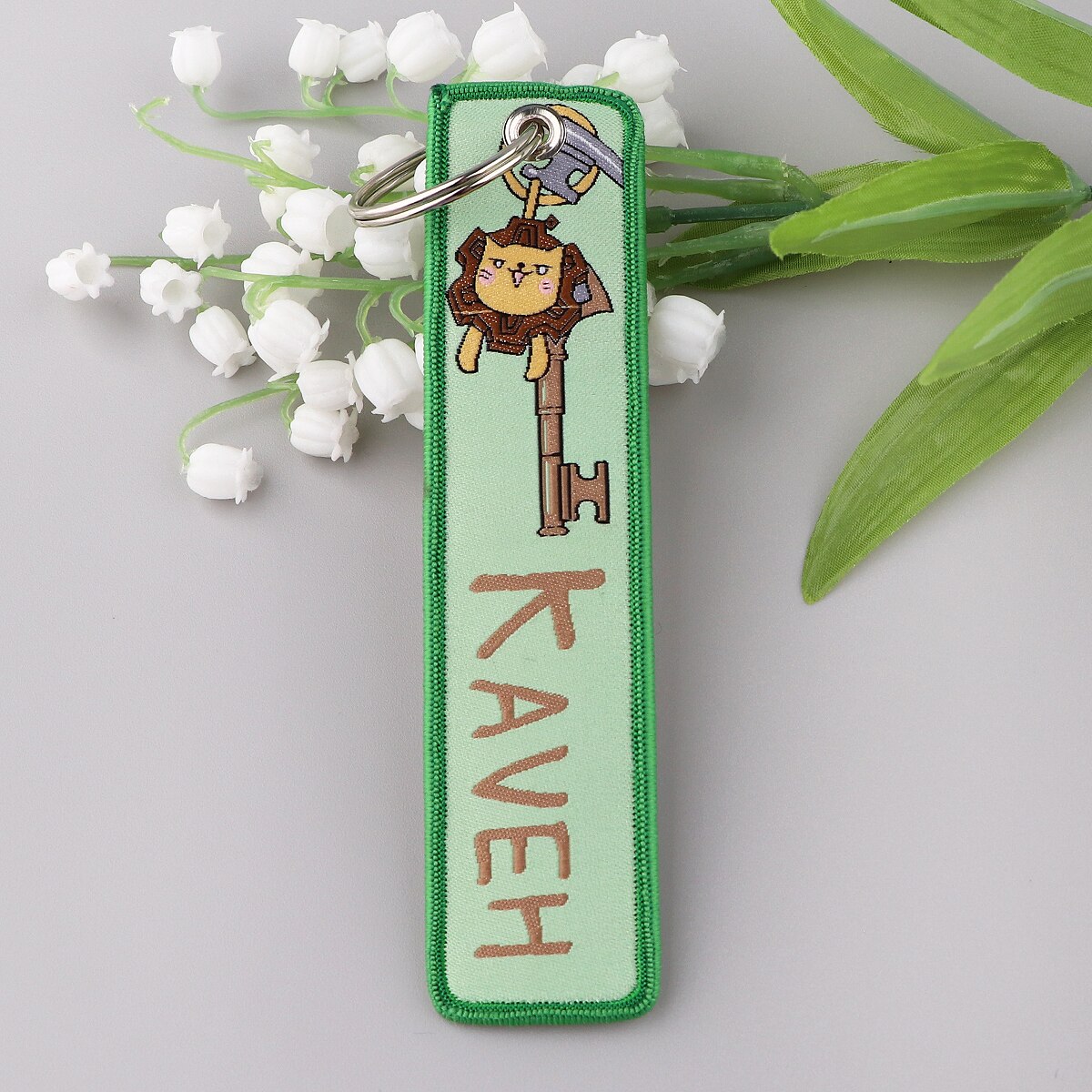 Genshin Impact 'Kaveh' Embroidered Keychain