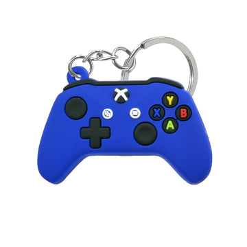 Controller PVC 'Blue & Black' Keyring Rubber Keychain
