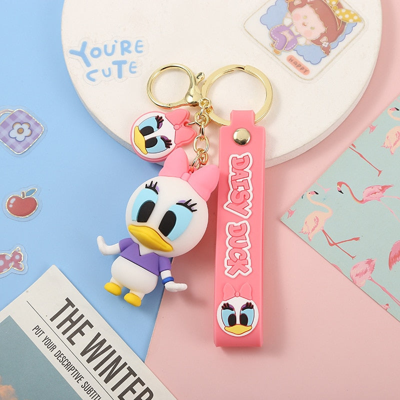 Mickey Mouse 'Daisy Duck' Keyring PVC Keychain