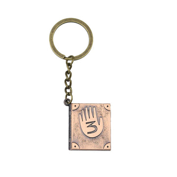 Gravity Falls 'Copper Journal 3' Keyring Metal Keychain