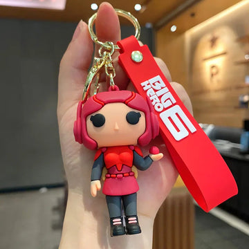 Big Hero 6 'Honey Lemon' Keyring PVC Keychain