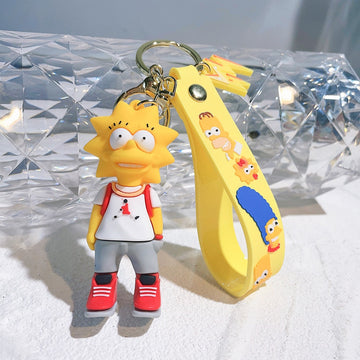 The Simpsons 'Cute Simpsons' Keyring Keychains