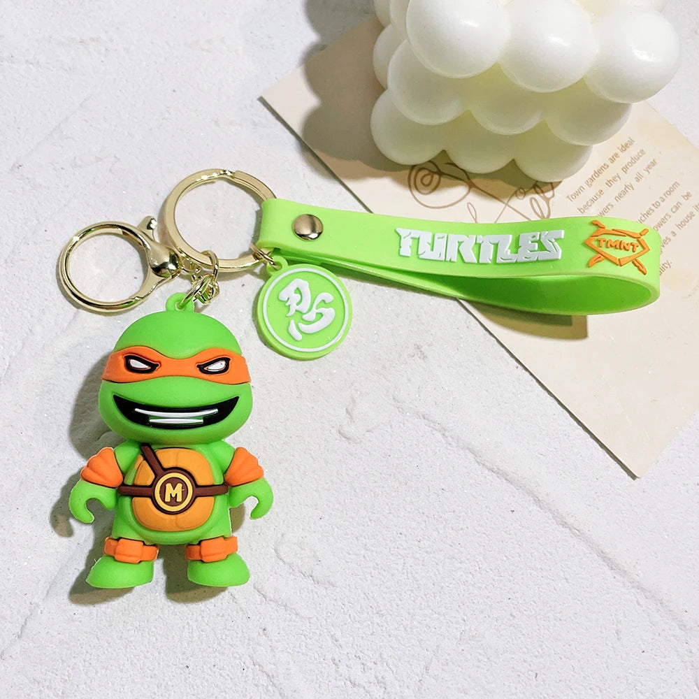Ninja Turtles 'Michaelangelo' Keyring PVC Keychain