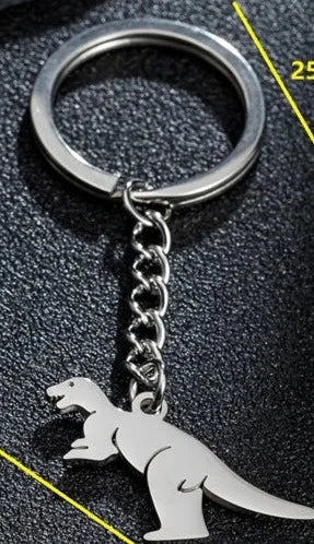 'Tyrannosaurus' Keyring Metal Keychain