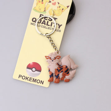 Pokemon 'Arcanine' Keyring Silicone Keychain