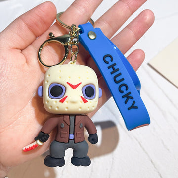 Friday the 13th 'Jason Voorhees' Keyring Silicone Keychain