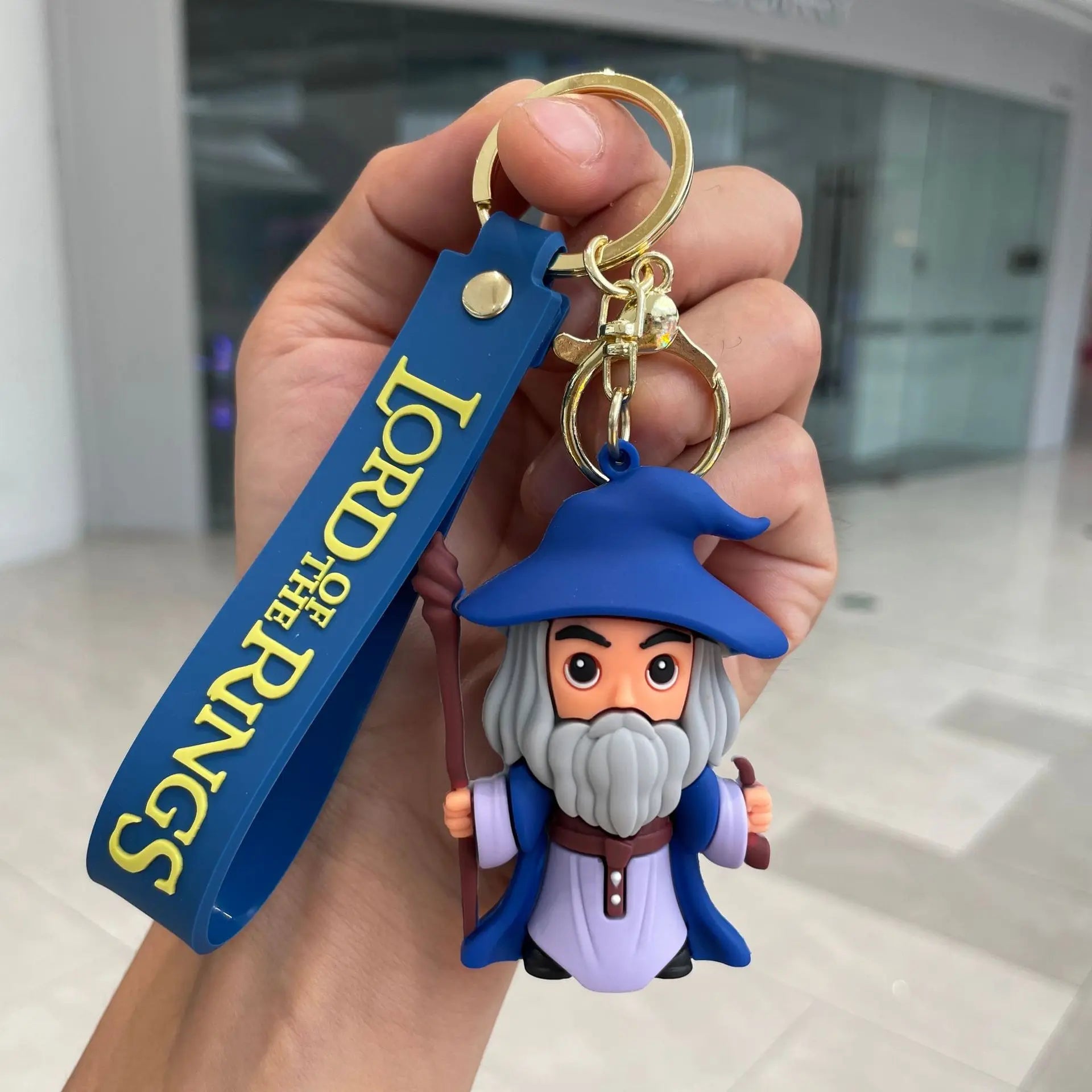 The Lord of the Rings 'Gandalf the Grey | Chibi' Keyring Silicone Keychain